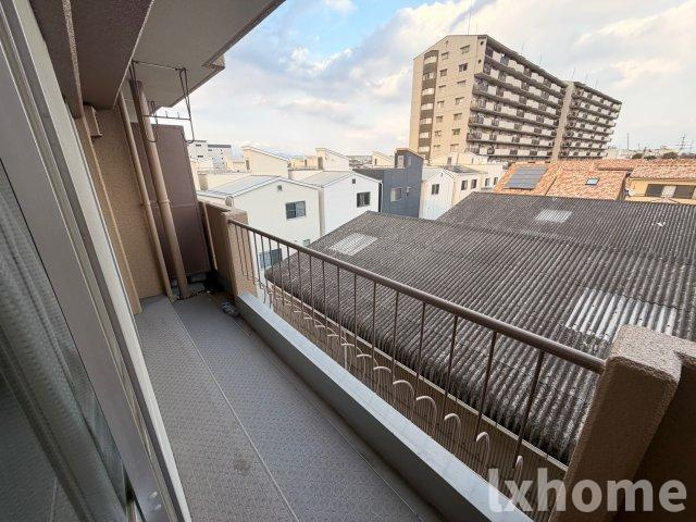寿マンションのバルコニー
