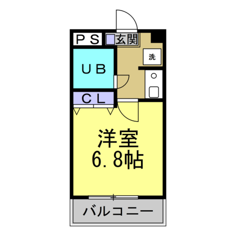 千代ヶ丘ビルの間取り