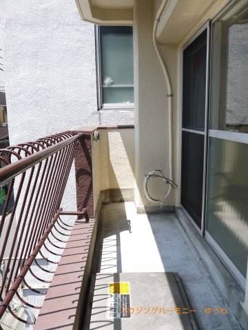 【バルコニー】 | リーフハイツ徳栄 | 南向きで採光良好なバルコニー／採光を遮るものがなく、開放的な眺望