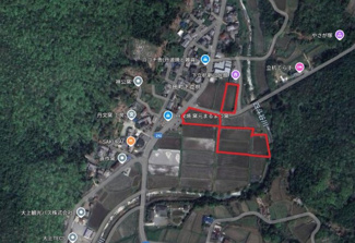 【土地図】 | 丹波篠山市今田町下立杭　農地1