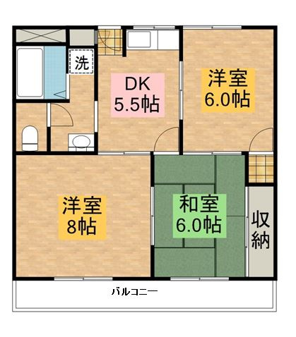 ヴェルディHALの間取り