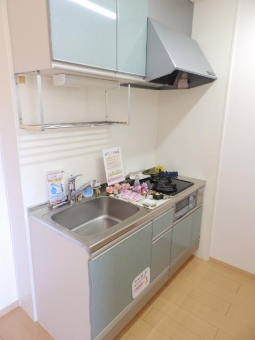 ビレッジ北久保 C棟のキッチン|システムキッチン