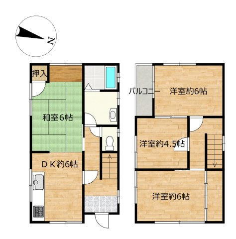 岡崎市日名本町の間取り