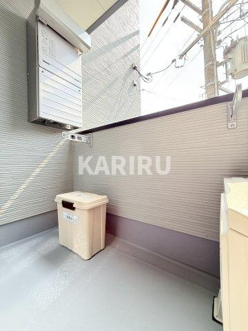 ハーモニーテラス東中川のバルコニー