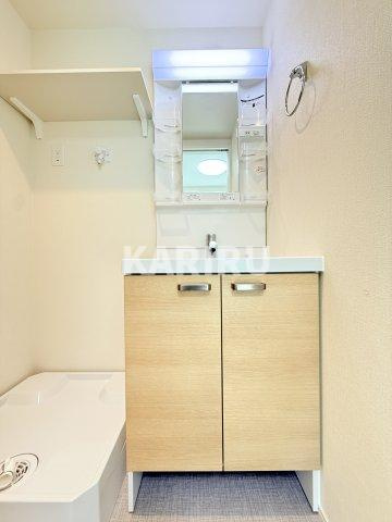 ハーモニーテラス東中川の洗面所