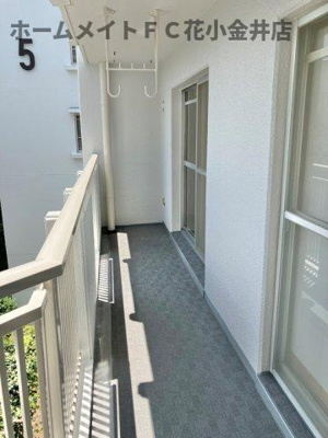 【バルコニー】 | エステート上水本町６号棟 | 外からの目が気にならないバルコニーで洗濯物が干せます