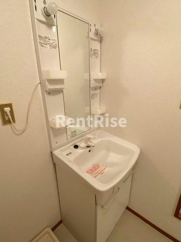 サンライズマンションの洗面所|駐車場