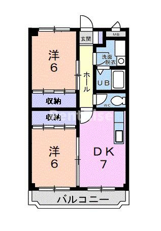 サンライズマンションの間取り|間取図