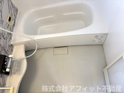 【浴室】 | サニーコート水呑　A棟 | 一坪風呂