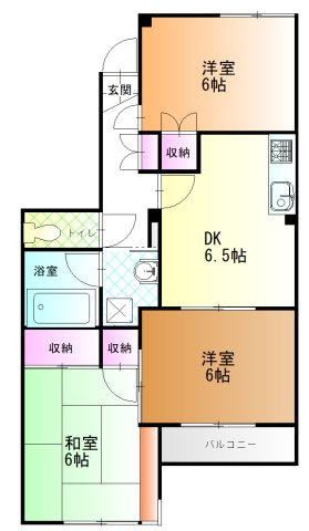 SFKマンションの間取り