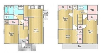 【間取り】 | 中古戸建　神戸市垂水区小束山本町４丁目 | ４ＬＤＫ