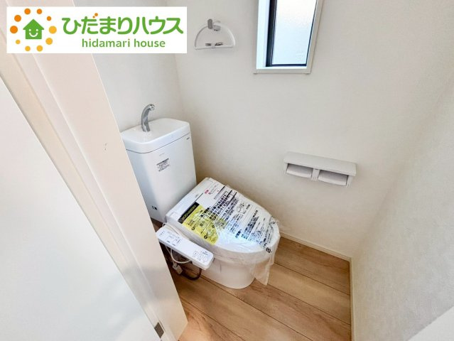 七光台第18　新築戸建　4号棟のトイレ|温水洗浄便座ついてます(^^♪			
