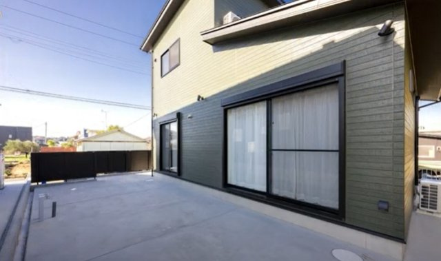 長生郡一宮町東浪見　中古戸建の庭|令和5年1月築 19.4万円賃貸中サーファーズハウス３LDK 駐車4台可海まで徒歩約4分外シャワー付