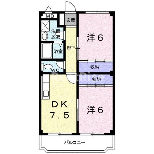 ビストロドタカギの間取り|間取図