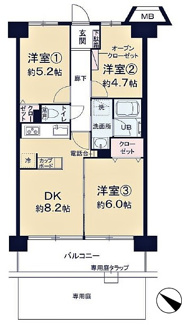 【間取り】 | コスモ川口サンスクエア