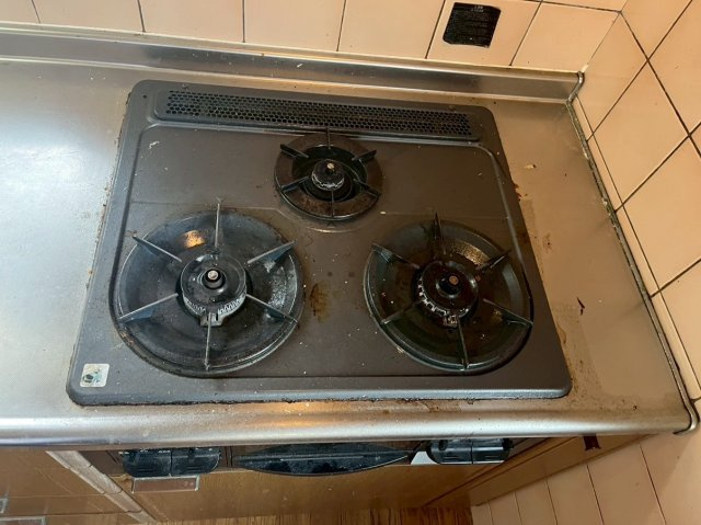 芦屋市大東町貸家のキッチン