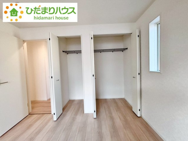 七光台第18　新築戸建　5号棟の収納|お洋服の多い女性に人気！収納力の高いクローゼット付☆彡					
