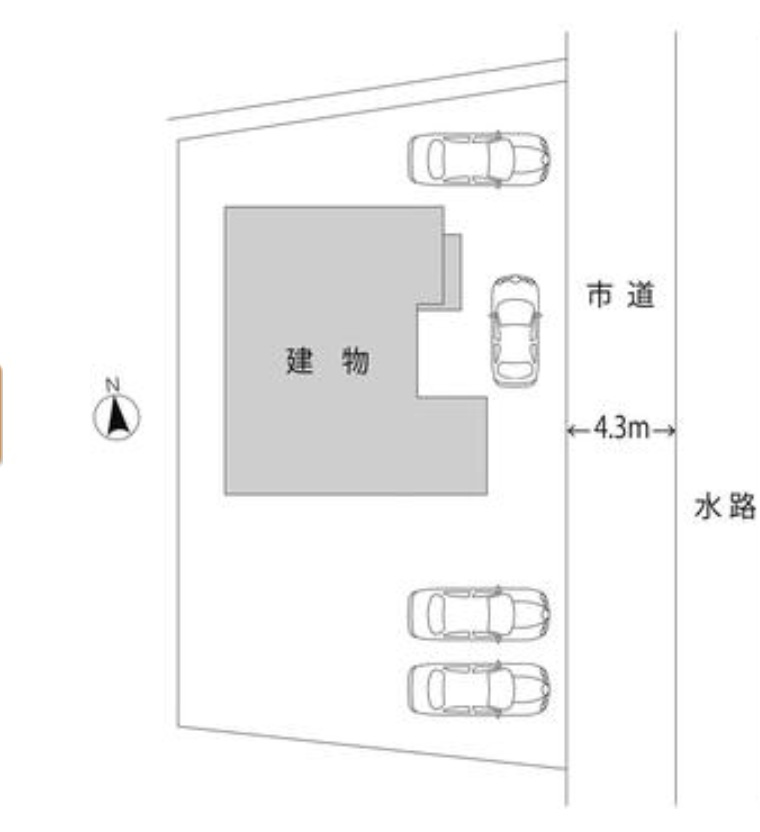 岡山市東区九蟠１６－９の区画図