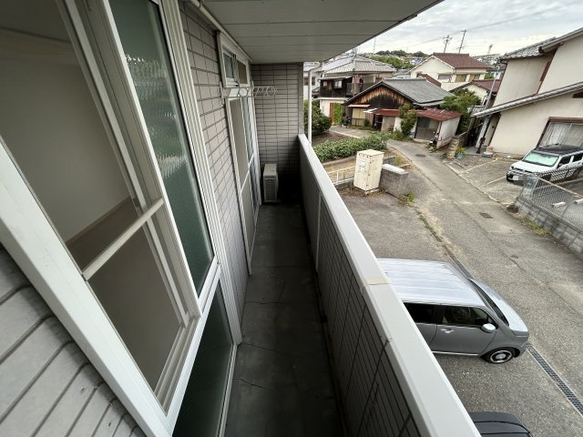 ウインズ魚住のバルコニー