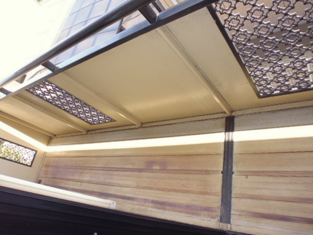 シャトルミヤケＢのバルコニー