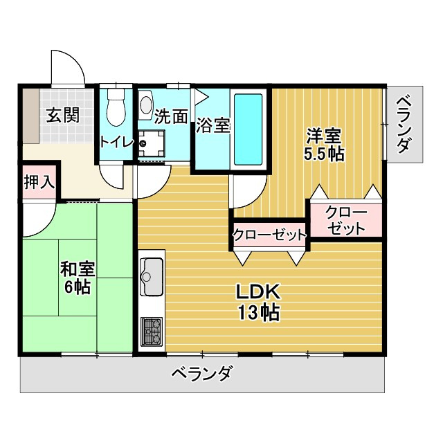 参番館の間取り