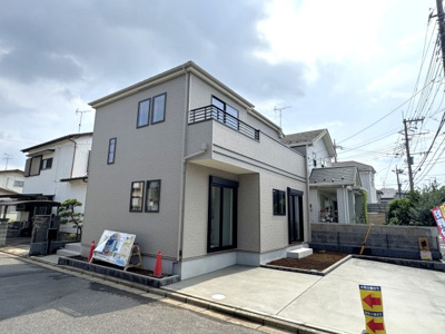 【外観】 | 柏市南逆井６丁目新築戸建 | 完成済み内覧可能です！！