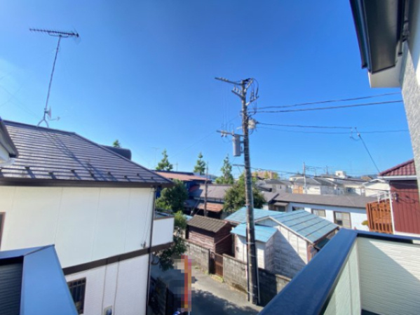 祝　成約済み　八王子市　並木町　新築戸建て　１期の展望|～仲介手数料無料☆八王子ひなた不動産～　八王子市並木町　新築戸建て