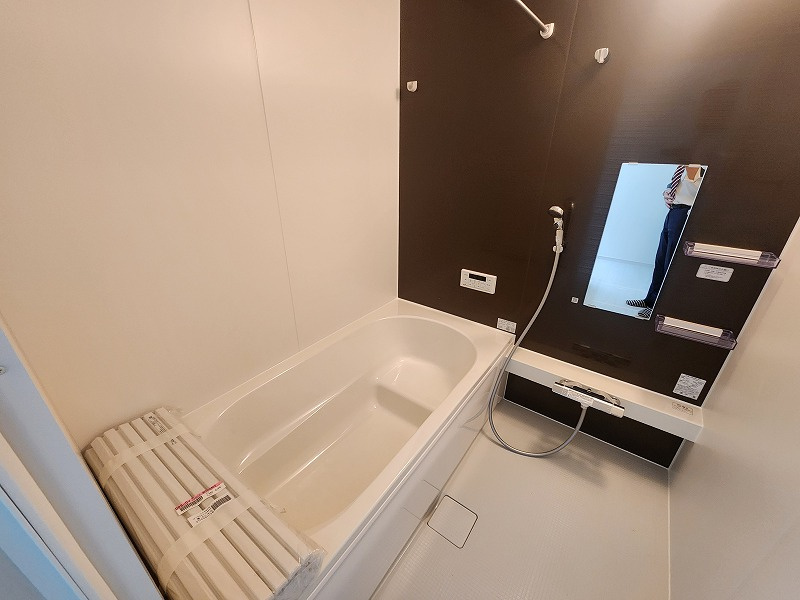 小牧市藤島２丁目　新築戸建　１号棟の浴室|日々の暮らしに欠かせないお風呂です