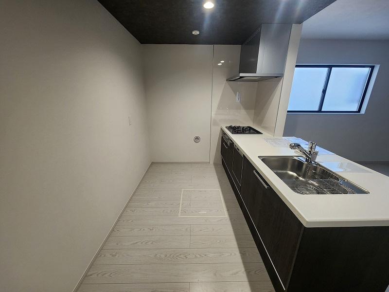 小牧市藤島２丁目　新築戸建　１号棟のキッチン|お料理しやすいキッチンです