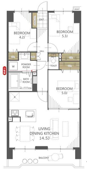 【間取り】の画像