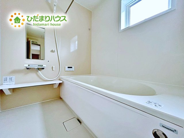 【浴室】 | 水戸見川12期　新築戸建　5号棟 | ゆったり浸かれる広々バスルーム♪お子様とも一緒に入れます(^^)/