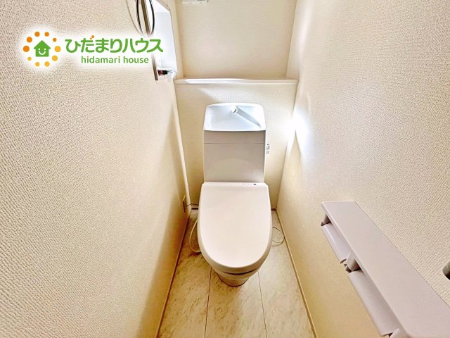 【トイレ】 | 水戸見川12期　新築戸建　5号棟 | 1・2階にトイレあるため、同時に利用でき混雑を避けられますね