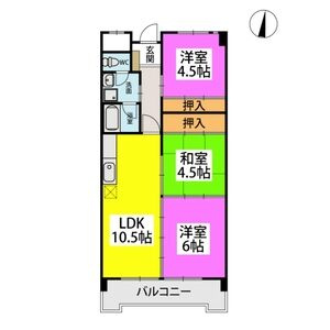 エサキ南ビルの間取り