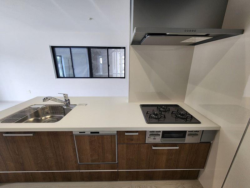 小牧市東１丁目　新築戸建　１号棟のキッチン|お料理しやすいキッチンです