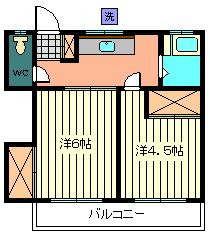 スカイコーポの間取り