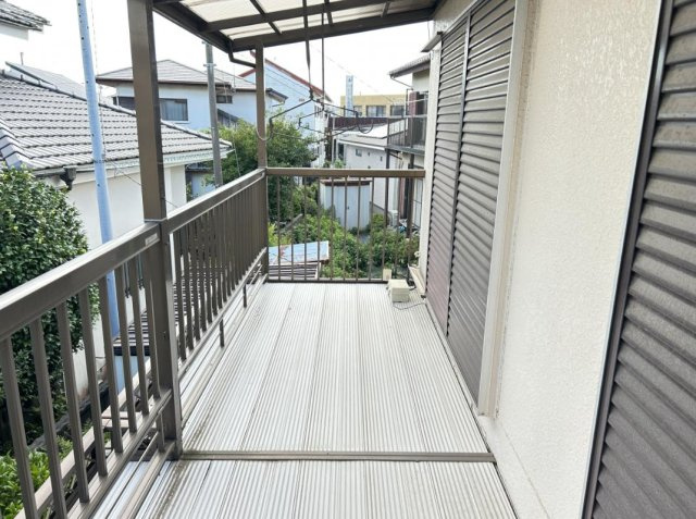 ひたちなか市大字高野　中古戸建のバルコニー