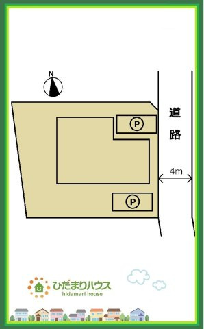 ひたちなか市大字高野　中古戸建の区画図
