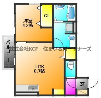 セジュール合川南A