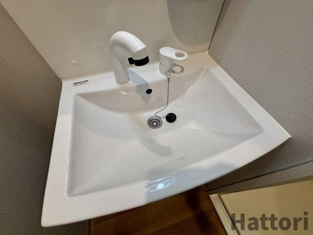 Re-be東三国の洗面所