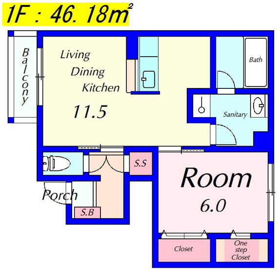 【間取り】 | ドルフ東矢倉