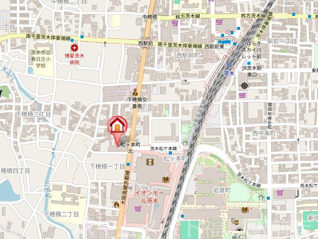 ホワイトハウス穂積の地図