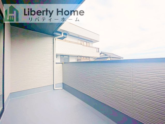 日立市桜川町２期　新築戸建　のバルコニー