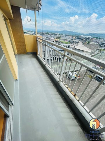 大坪ビルのバルコニー