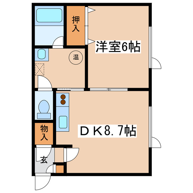 ミレニアムハイツの間取り