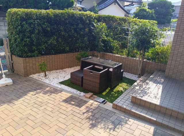 ステイツ苦楽園の庭|お庭の付いた物件です