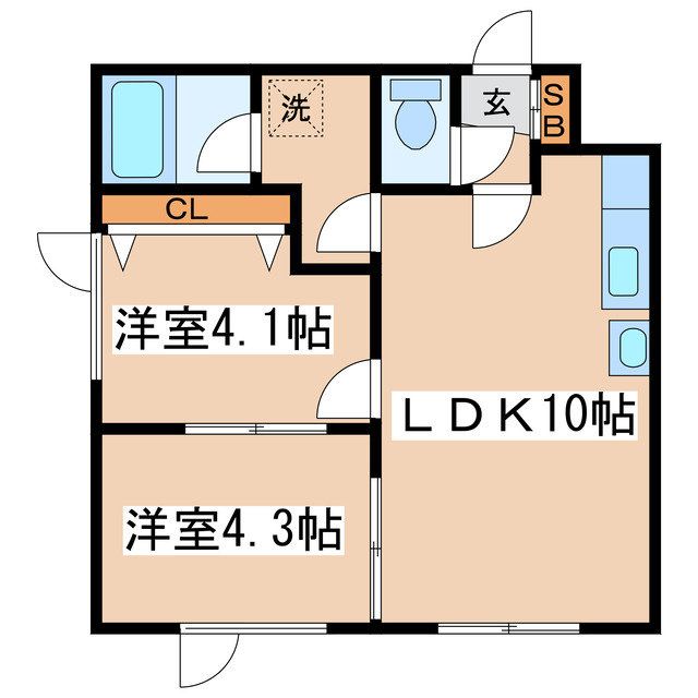 KUROSU.20の間取り