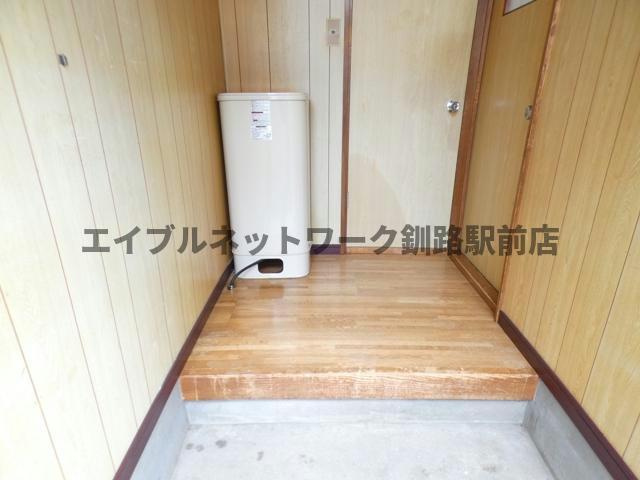 横川マンションＡの玄関