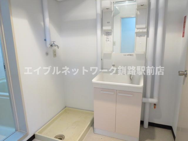 コーポ鶴ヶ岱の洗面所