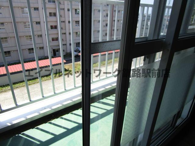 若草401マンションのバルコニー