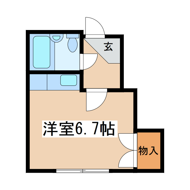 富士マンション暁の間取り